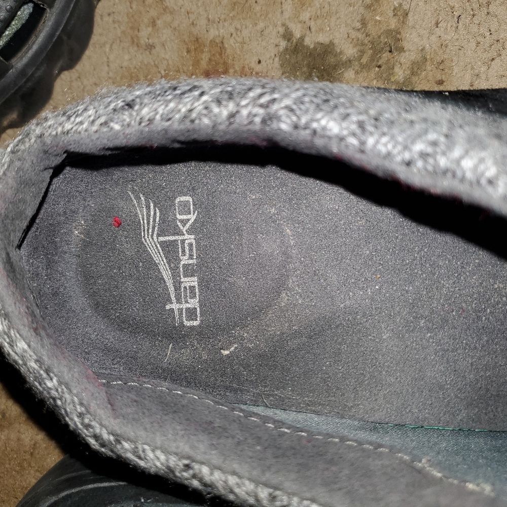 Dansko Black and Gray Slip-On Shoes - Picture 4 of 4